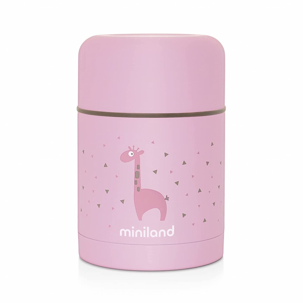 Miniland Termoska Silky na jedlo Pink 600ml