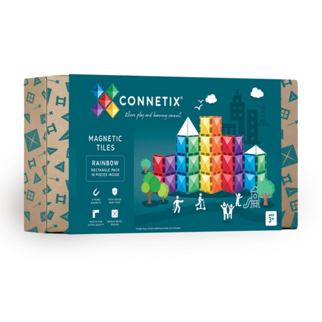 Connetix Magnetická stavebnica - Rectangle Pack 18 ks