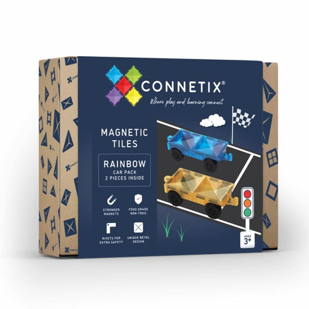 Connetix Magnetická stavebnica - Car Pack 2ks