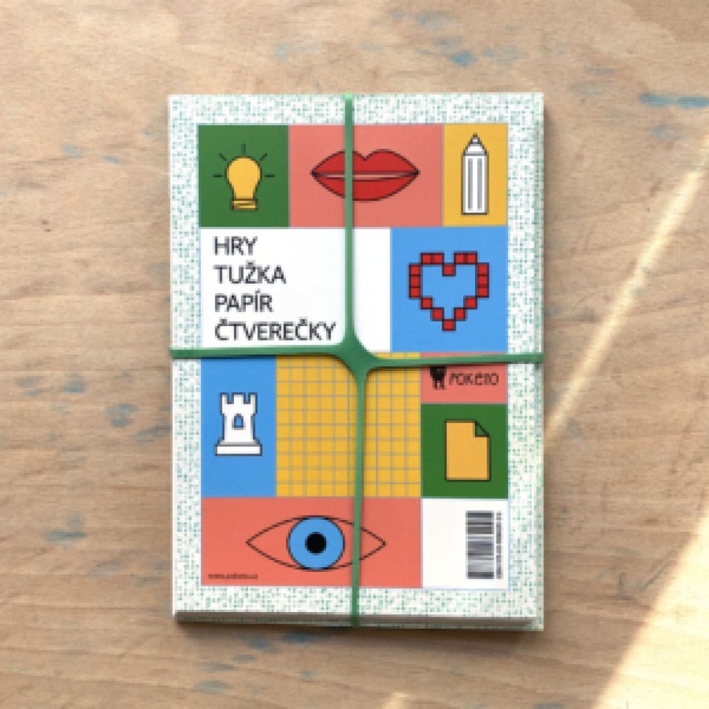 Poketo Poketo HRY – CERUZKA – PAPIER – ŠTVORČEKY
