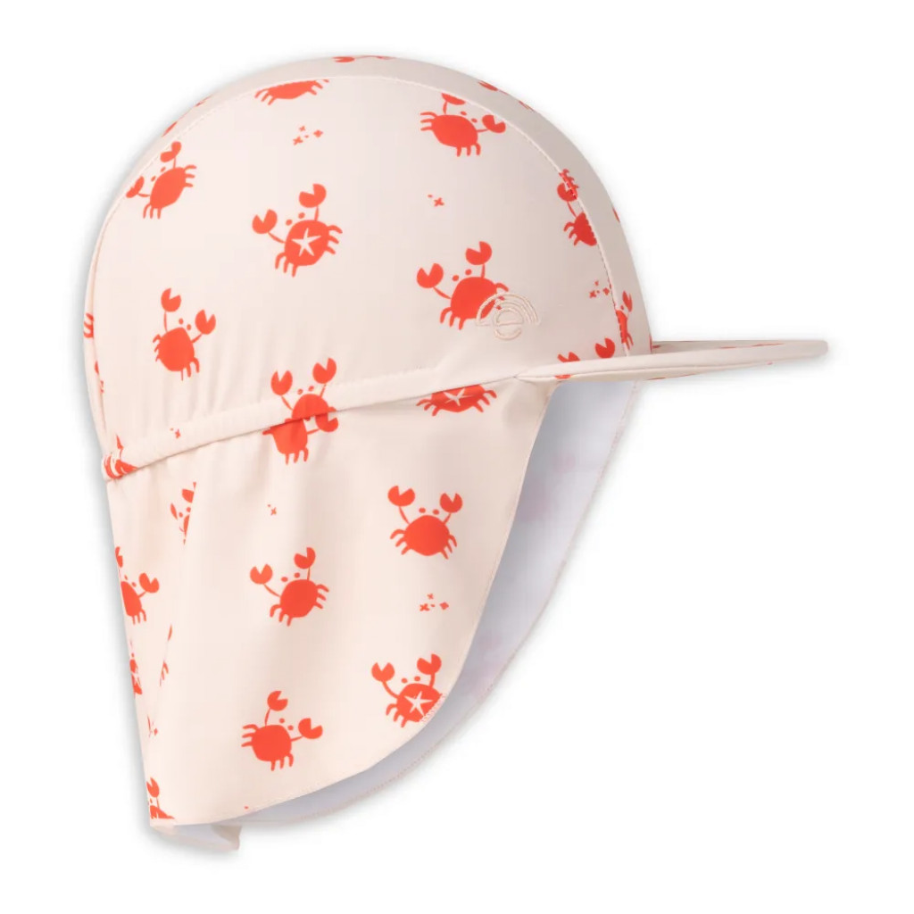 Swim Essentials Plavkový klobúk s ochranou krku s UPF 50+ Oh Crab