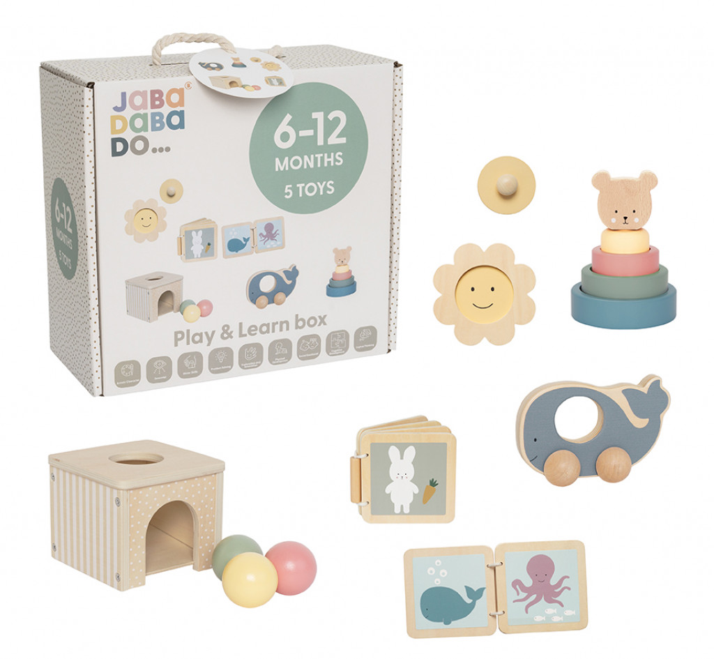 JaBaDaBaDo Play and Learn box 6-12m