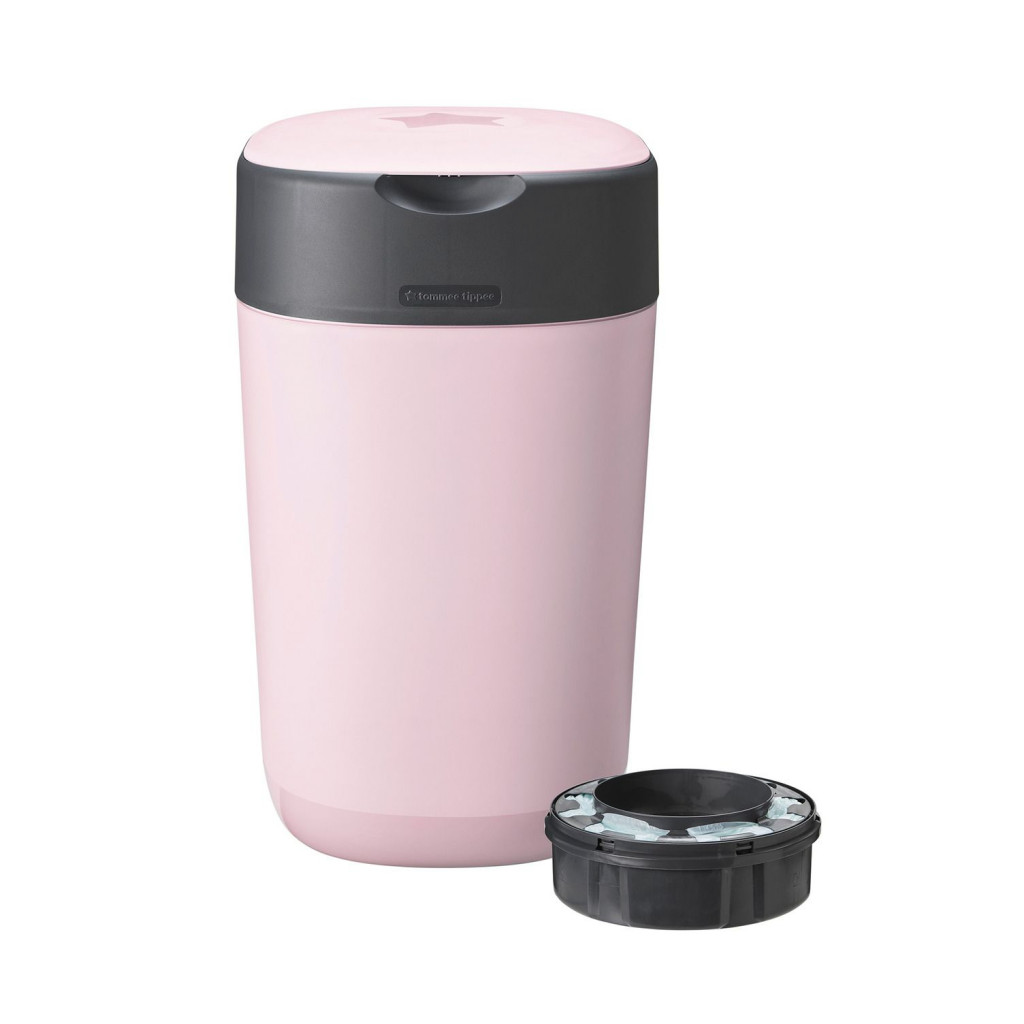 Tommee Tippee Koš na pleny Sangenic Twist & Click, Růžová