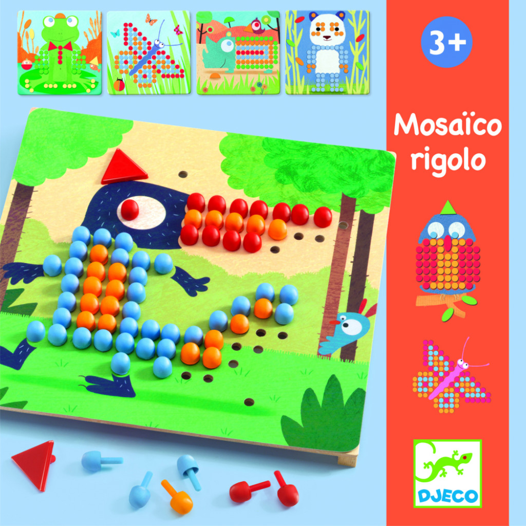 DJECO Kolíčková mozaika: Rigolo