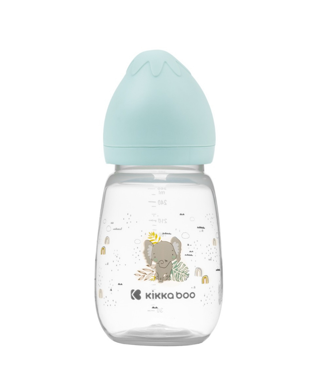 KikkaBoo Dojčenská fľaša 260ml 3m+ Savanna Mint