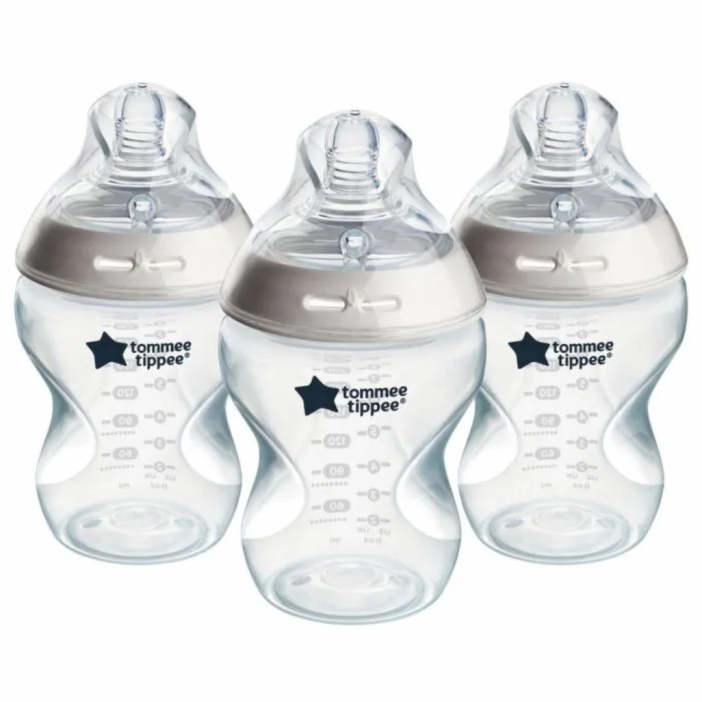 Tommee Tippee Set dojčenských fliaš, 260 ml, 3ks