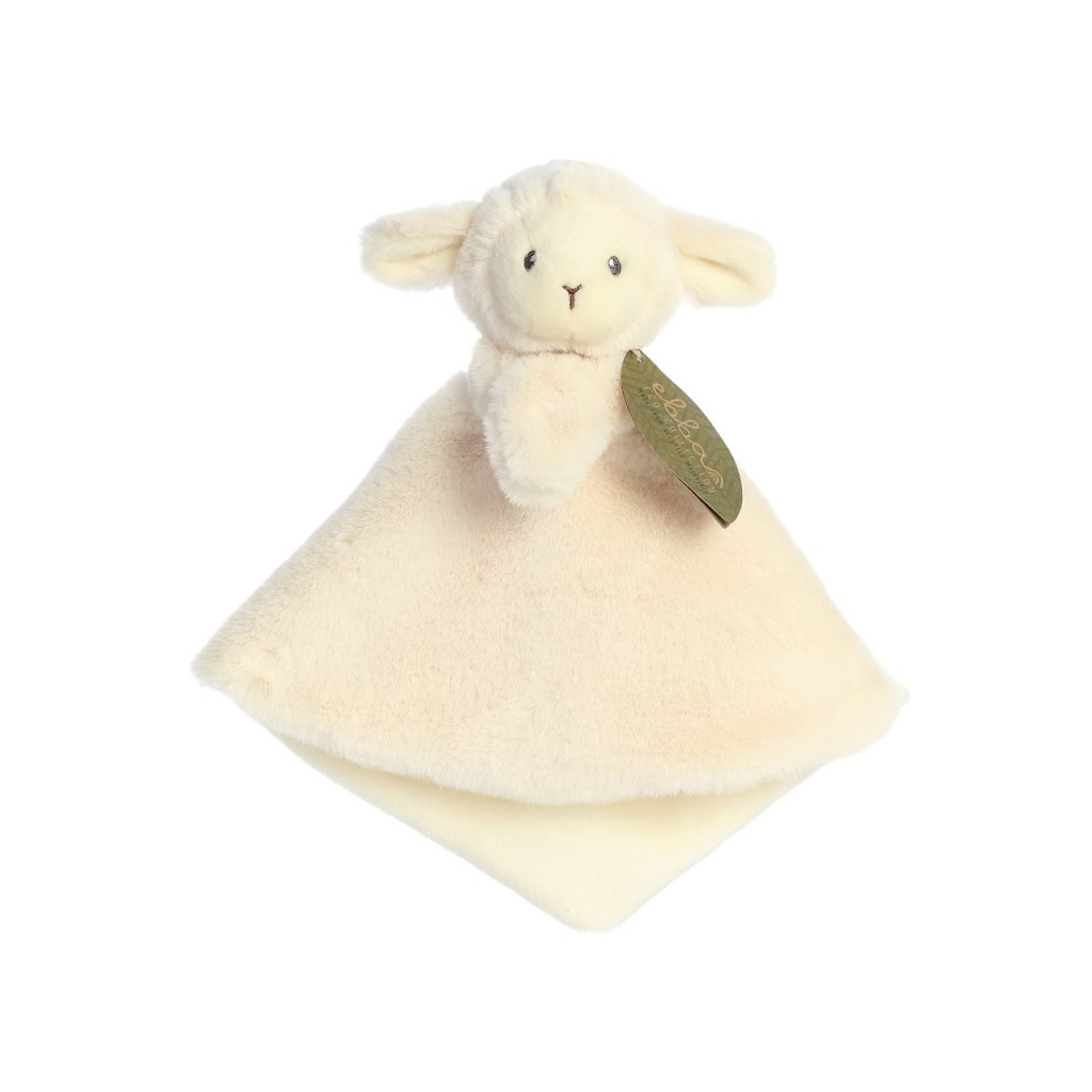 Aurora Plyšové jahniatko Laurin s dečkou - Ebba Eco Collection - 30 cm