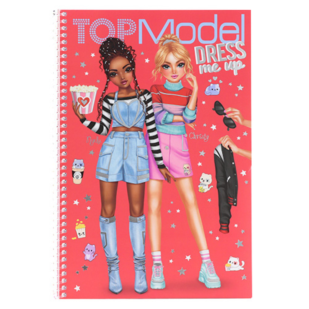 Top Model Dress me up blok - Nyela + Christy