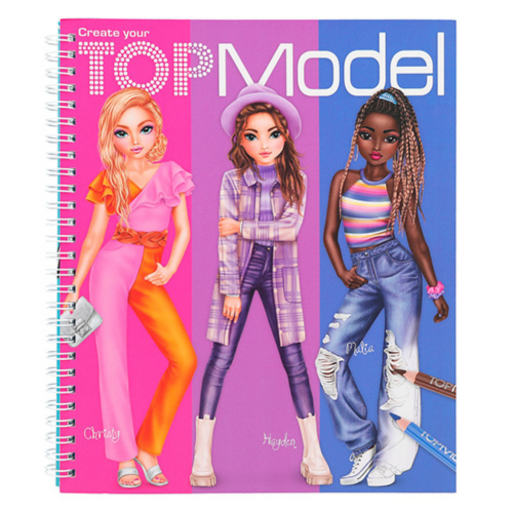 Top Model Omalovánka | Create your Top Model, Christy + Hayden + Malia