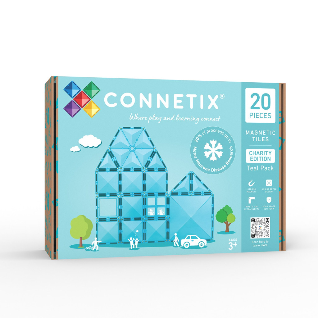 Connetix Magnetická stavebnica - Charity Pack Teal 20 ks