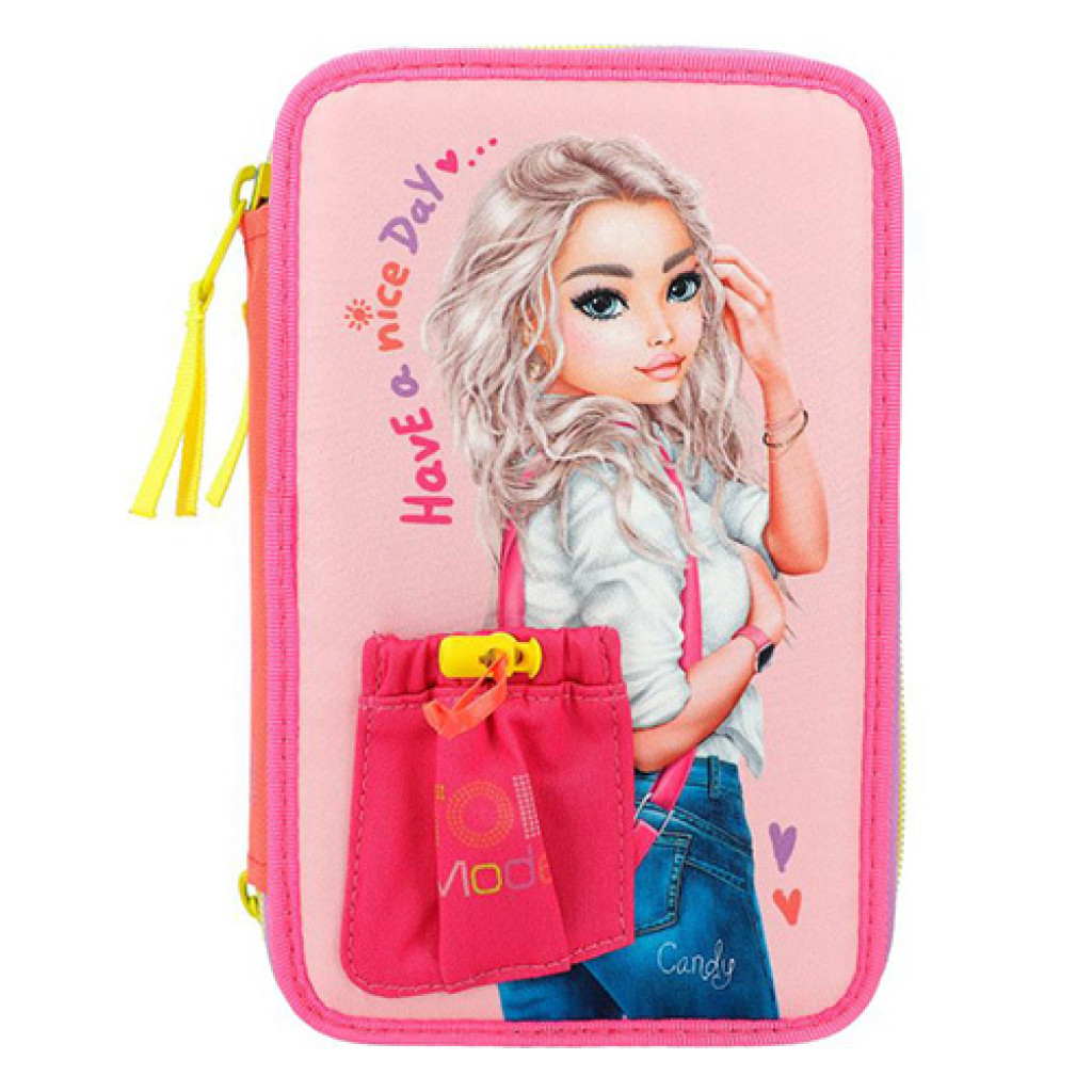 Top Model Peračník 3-poschodový s výbavou Top Model, Candy - Have a nice day