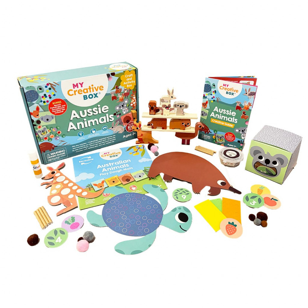 Connetix Aussie Animals Craft Activity Box
