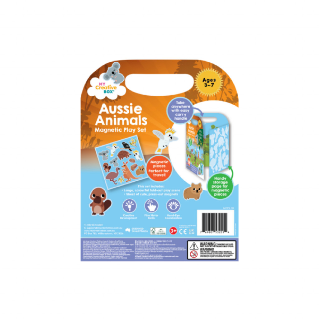 Connetix Aussie Animals Magnetic Play Set