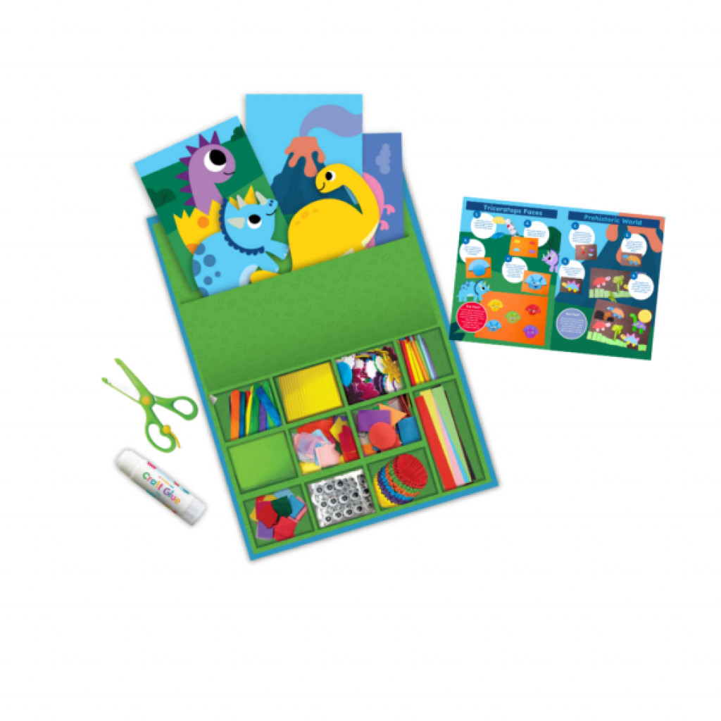 Connetix Dinosaur Collage Sensory Activity Box