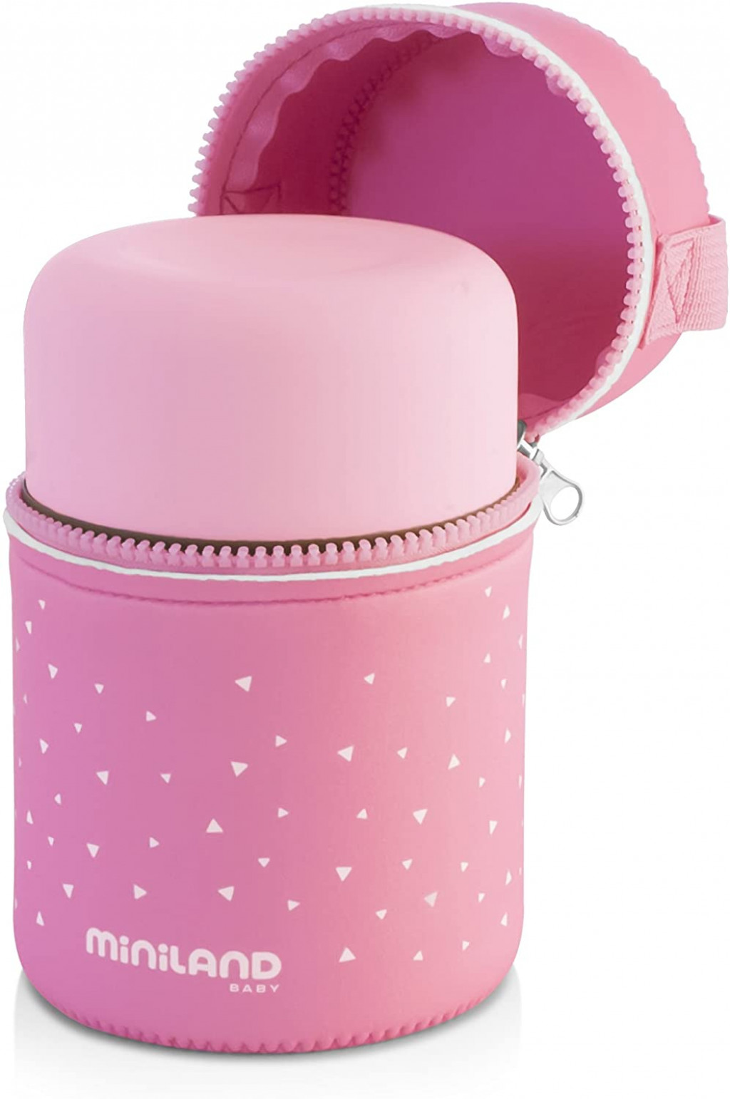 Miniland Termoska Silky na jedlo Pink 600ml