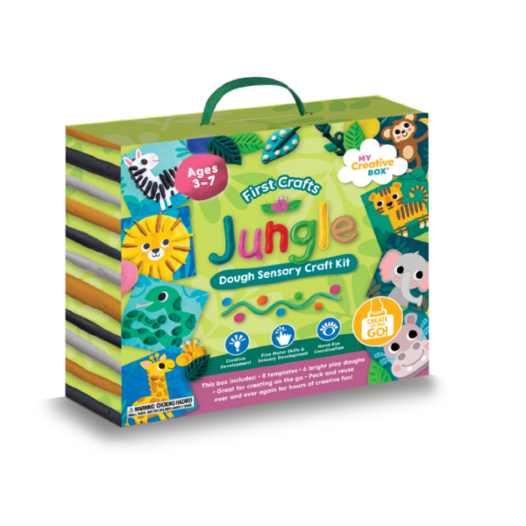 Connetix Jungle Dough Sensory Craft Kit