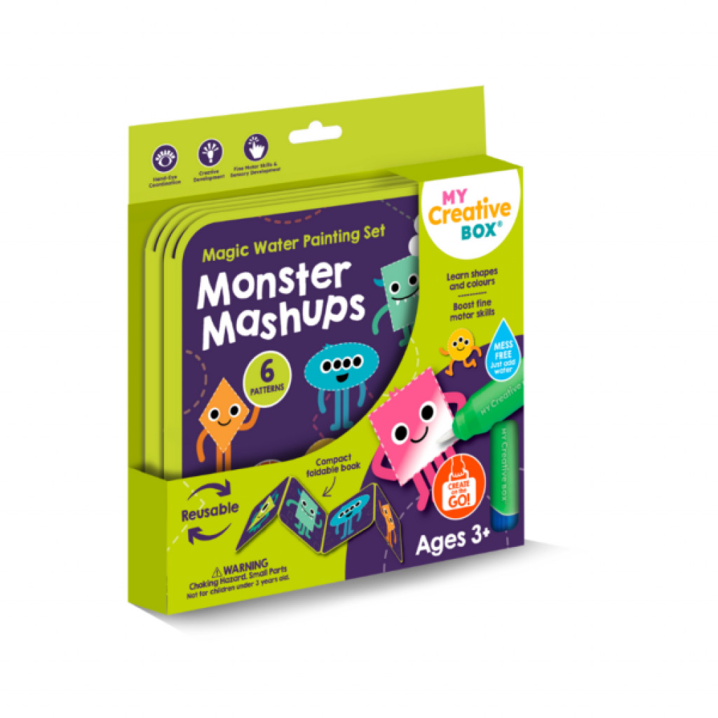 Connetix Monster Mashups Magic Water Painting Set
