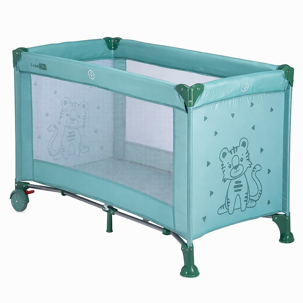 FREEON Cestovná postieľka Nap Green