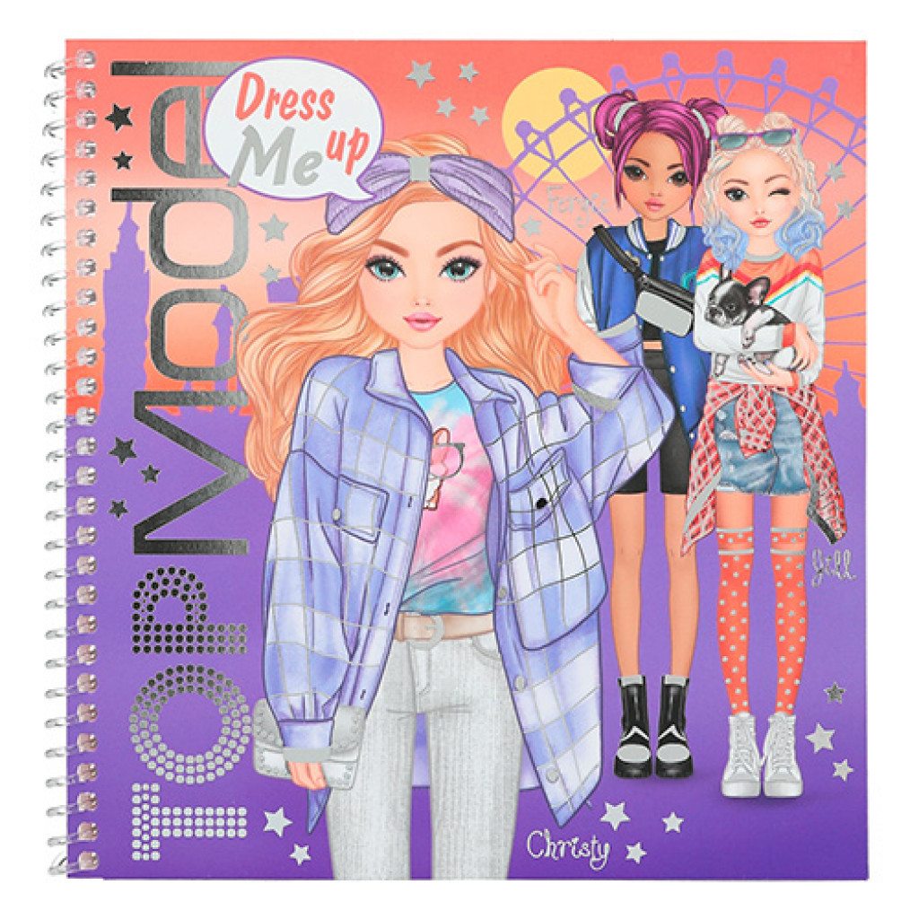 Top Model Dress me up blok Top Model, Christy + Fergie + Jill