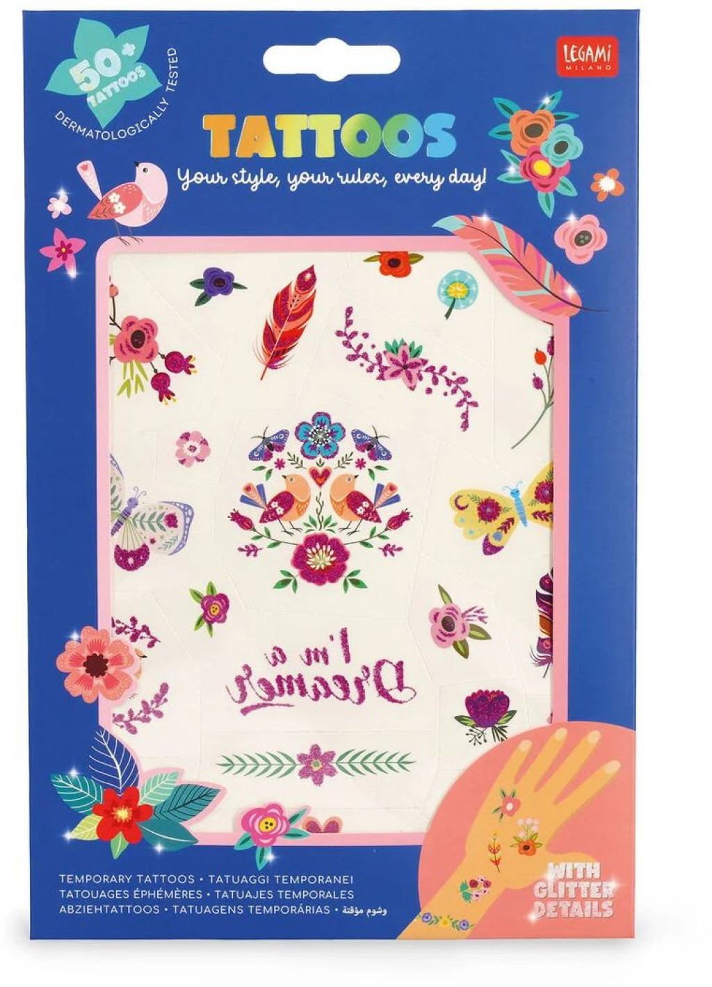 Legami Tattoos - Flowers LEGAMI