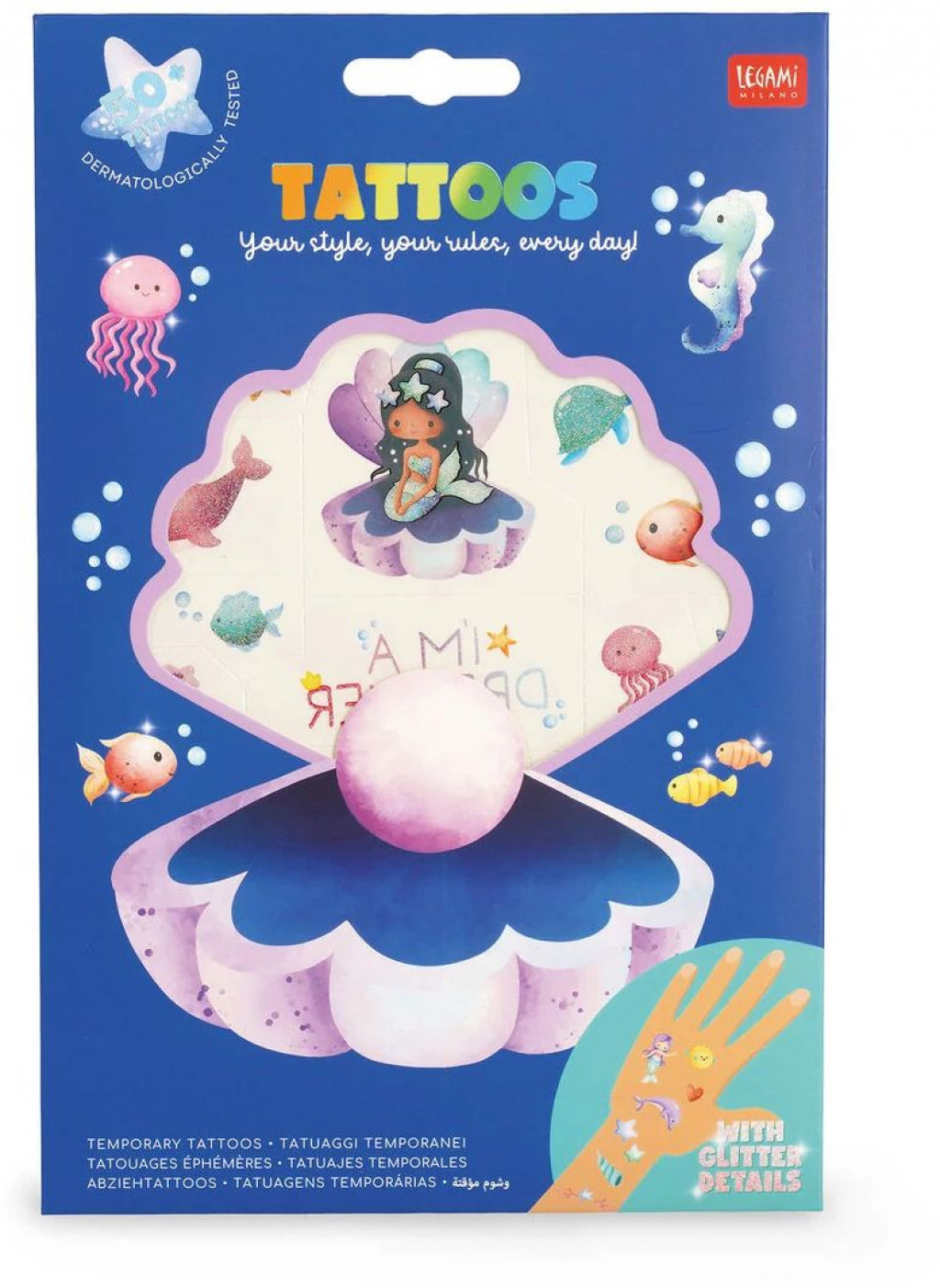 Legami Tattoos - Mermaid LEGAMI