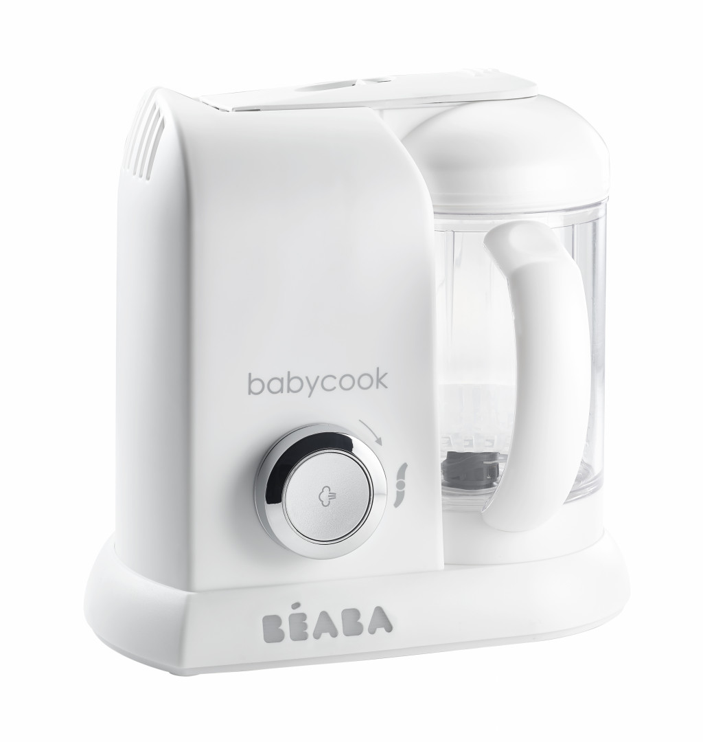 Beaba Parný varič + mixér BABYCOOK White Silver