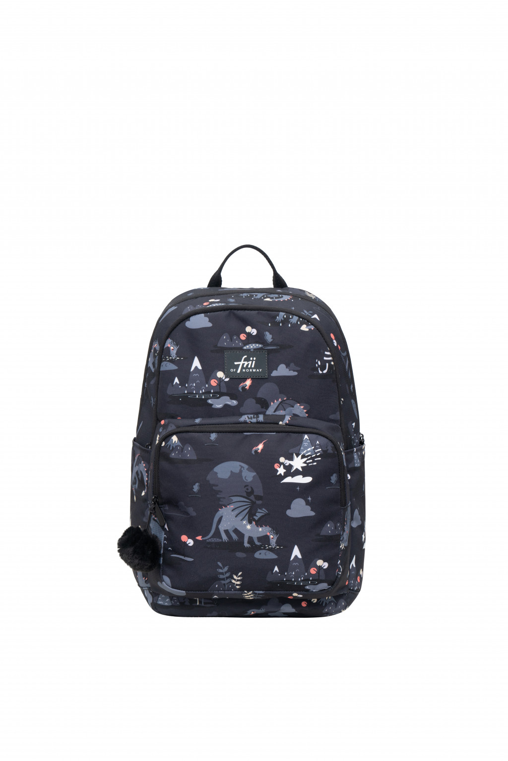Frii of Norway Frii of Norway Ergonomická školská taška Frii Active 22L – BLCK-DRAGON