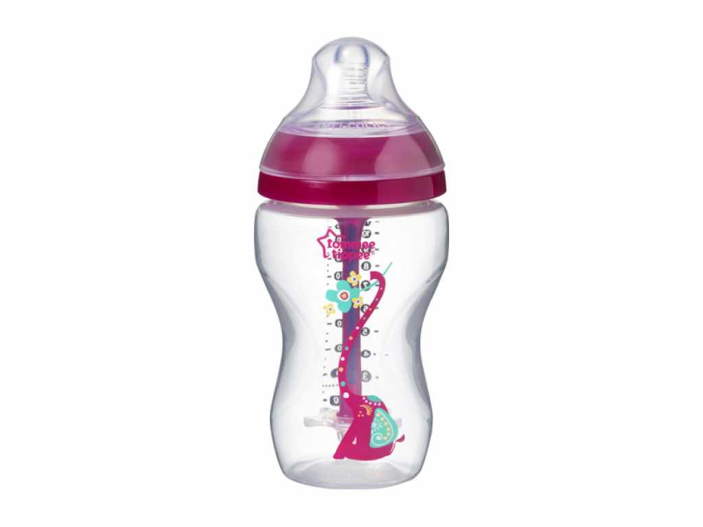 Tommee Tippee Dojčenská fľaša Advanced Anti-Colic Girl 340ml 3m+