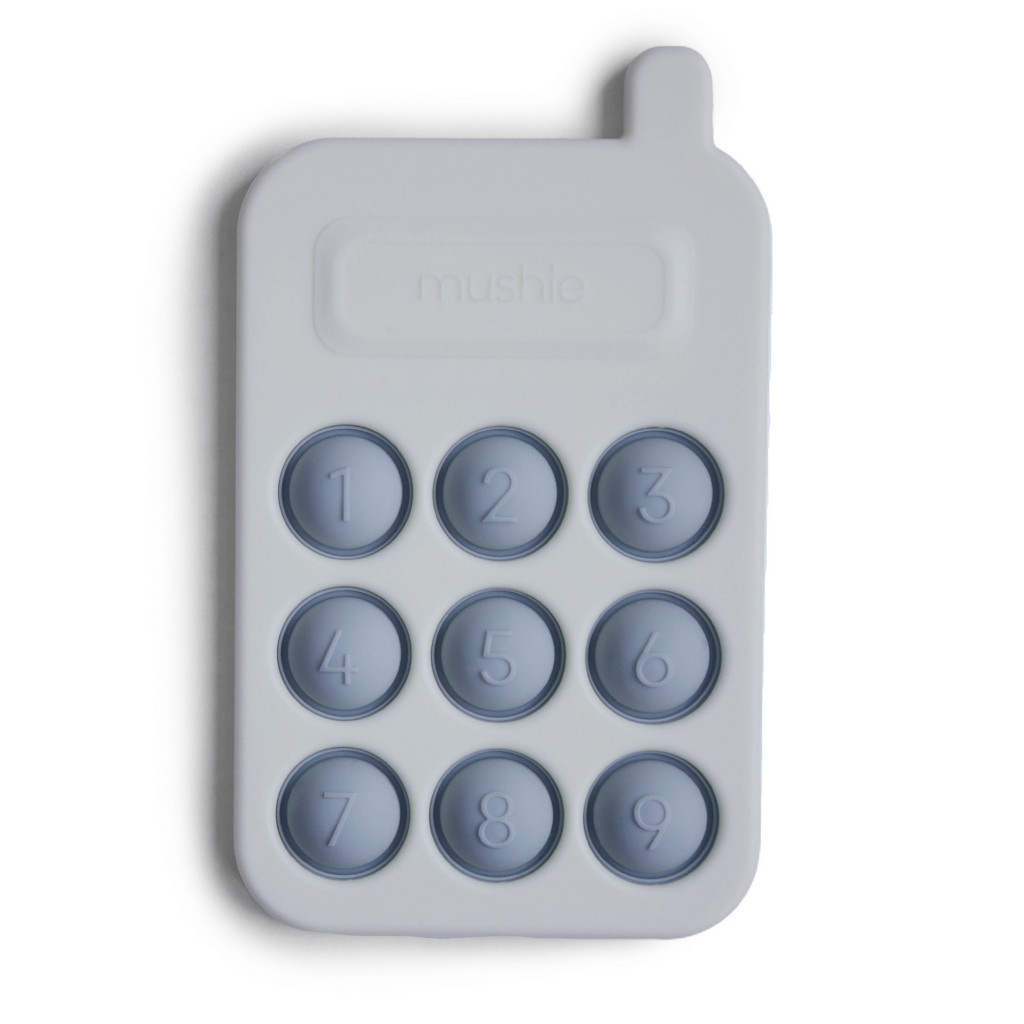 Mushie silikónová hračka pop-it Phone (Tradewinds)