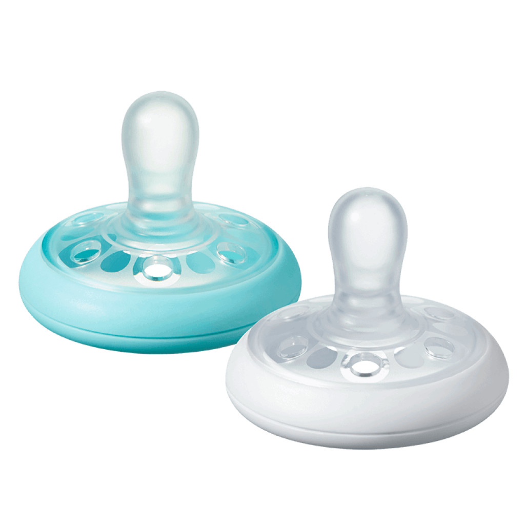 Tommee Tippee Cumlík, breast-like, silikón Natural, 6-18m, 2ks