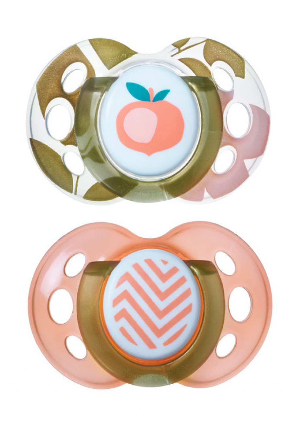 Tommee Tippee Cumlík C2N silikon Moda 2ks 18-36m Girl