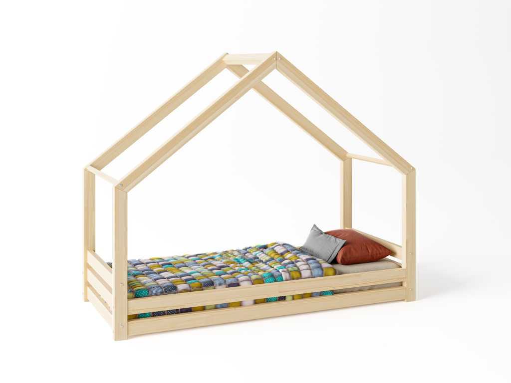 Elis design Domčeková posteľ DOMINANT Premium s voliteľnou zábranou rozmer lôžka: 70 x 140 cm, šuplík, nožičky: bez nožičiek, zábrany: žiadna