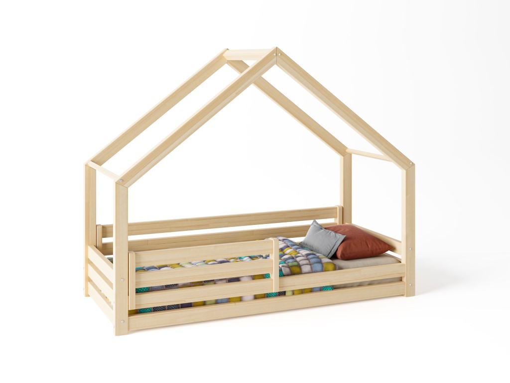 Elis design Domčeková posteľ DOMINANT Premium s voliteľnou zábranou rozmer lôžka: 90 x 200 cm, šuplík, nožičky: bez nožičiek, zábrany: obe