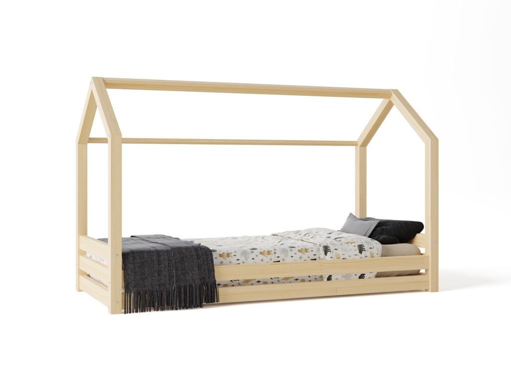 Elis design Domčeková posteľ Premium so šuflíkom rozmer lôžka: 80 x 190 cm, šuplík, nožičky: bez nožičiek, zábrany: zadná