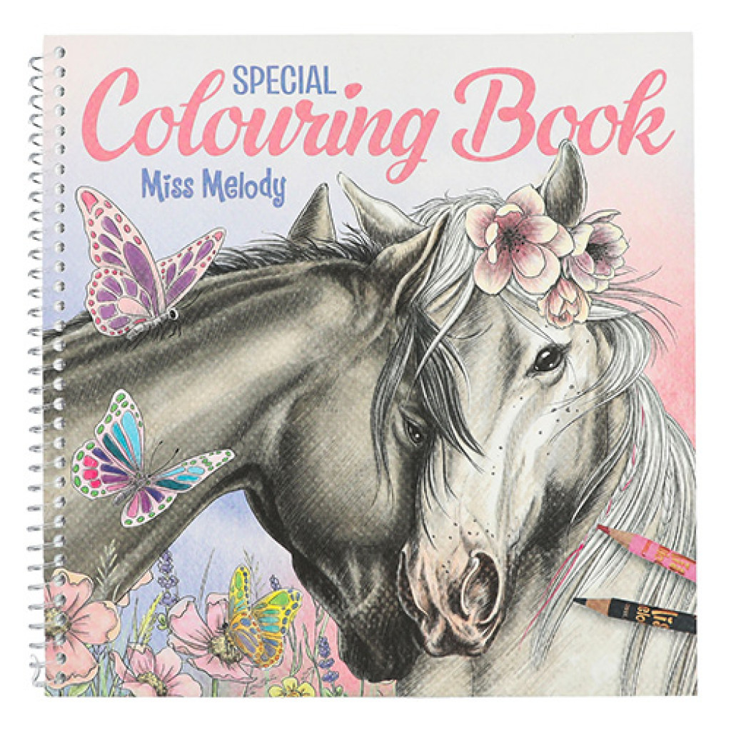 Miss Melody Omaľovánka |Special Colouring Book, Tieňované kone