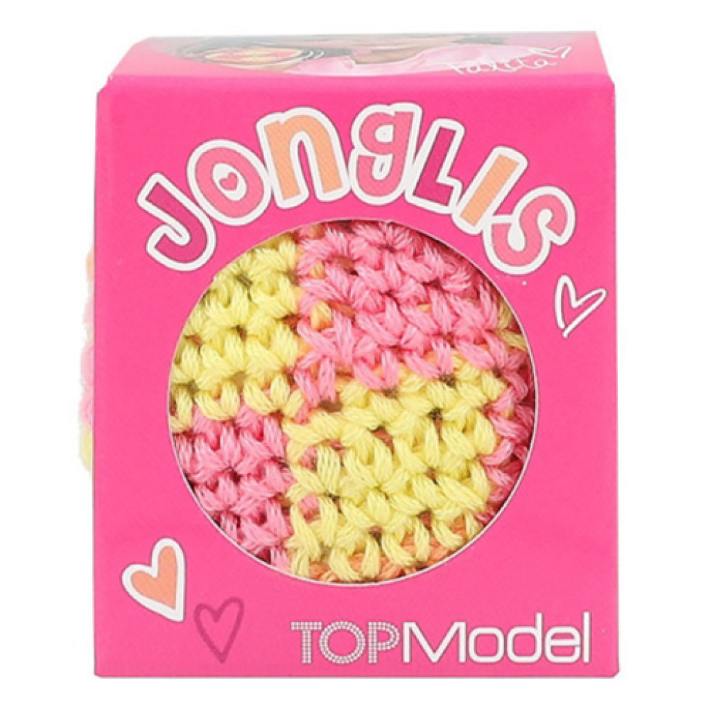 Top Model ASST | Háčkovaná loptička Jongli, Tmavo ružová - Talita