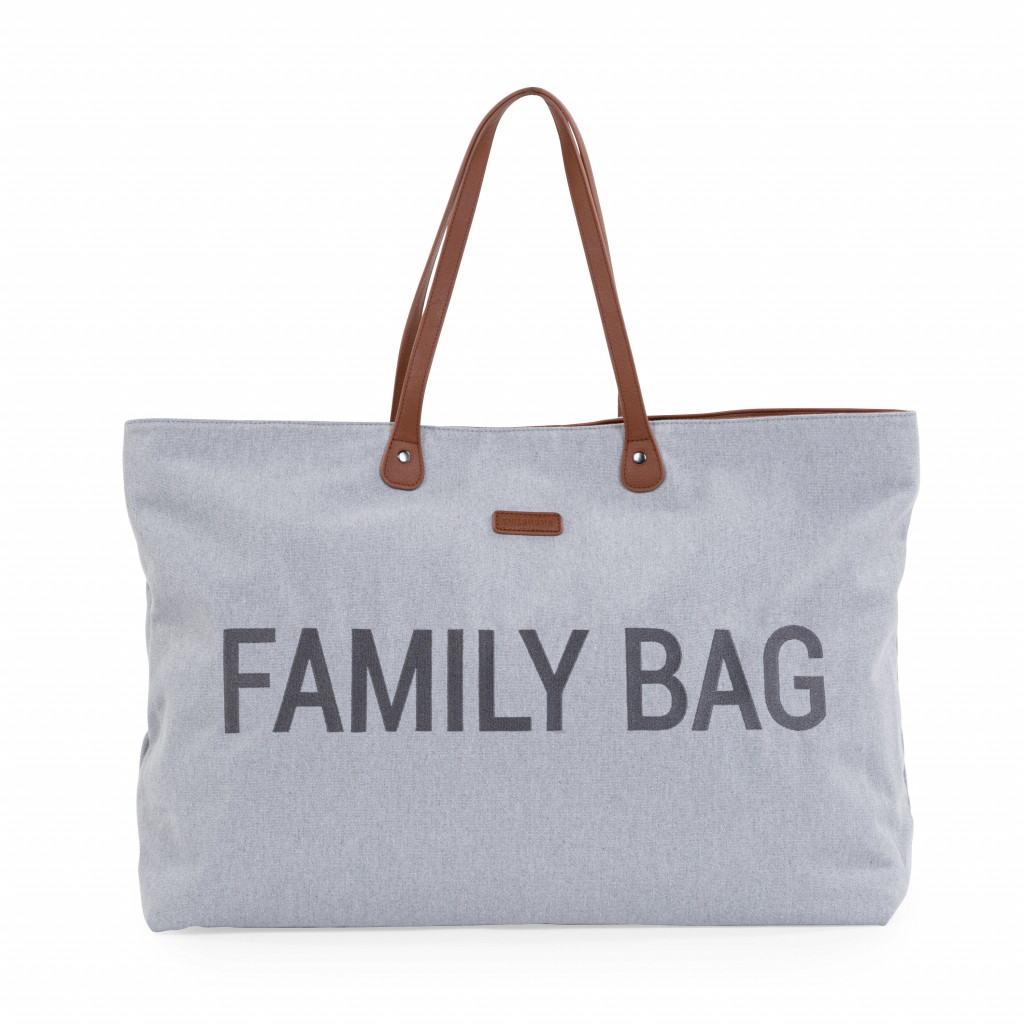 Childhome Cestovná taška Family Bag Canvas Grey