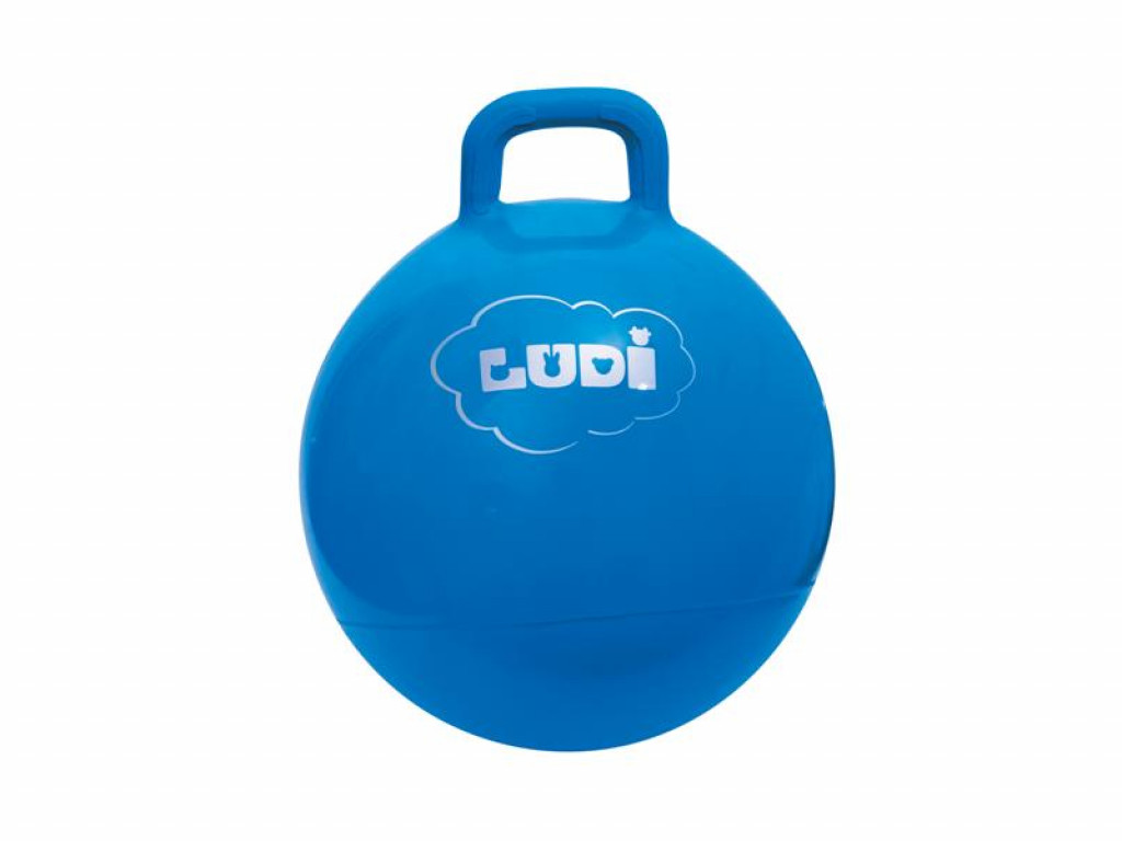 Ludi Skákacia lopta 45cm modrá