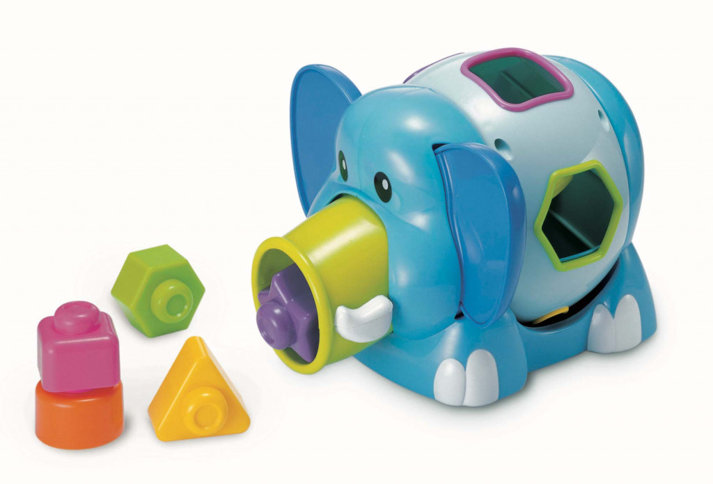 B-Kids Slon Jumbo s vkladacími tvarmi