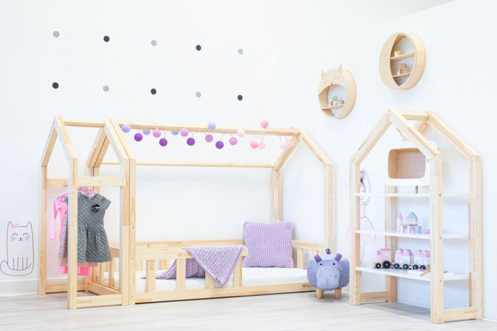 Elis design Domčeková posteľ Premium s voliteľnými nohami rozmer lôžka: 140 x 200, nožičky: s nožičkami