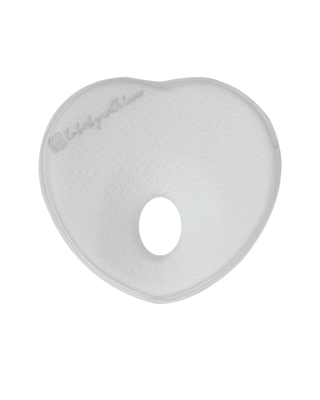KikkaBoo Ergonomický vankúšik z pamäťovej peny Heart Airknit Grey