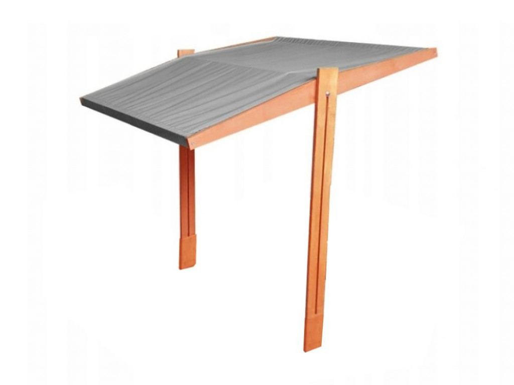 Elis design STRIEŠKA k drevenému pieskovisku 120x120 cm predvŕtaná impregnovaná farba strechy: sivá