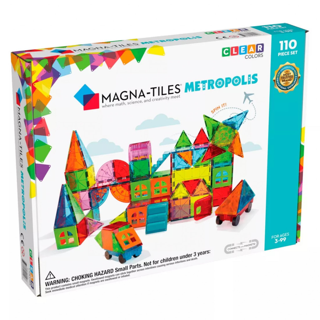 Magna-Tiles Magnetická stavebnica Metropolis 110 dielov