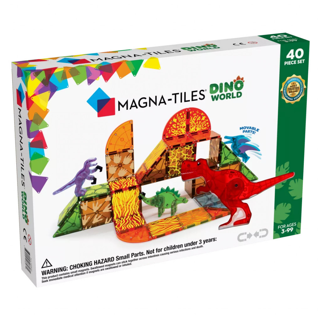 Magna-Tiles Magnetická stavebnica Dino 40 dielov