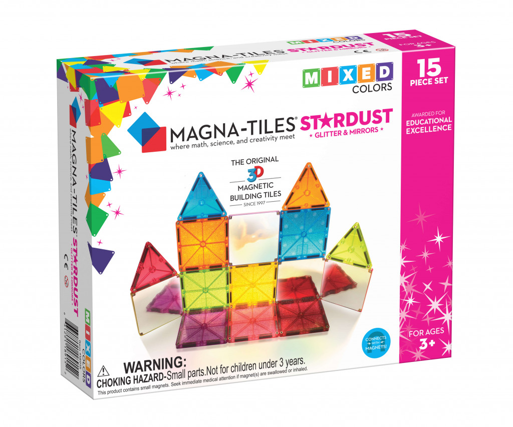 Magna-Tiles Magnetická stavebnica Stardust 15 dielov