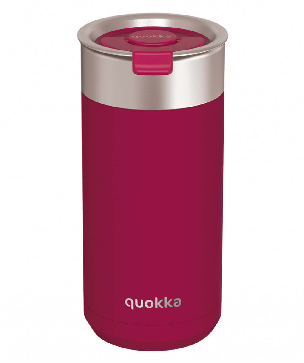 Quokka Nerezový termohrnček so sitkom Boost Maroon 400 ml