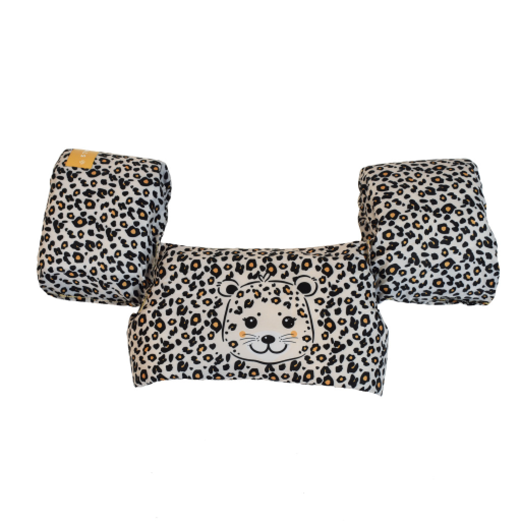 Swim Essentials Plávacia vesta s rukávnikmi Leopard 2–6 rokov