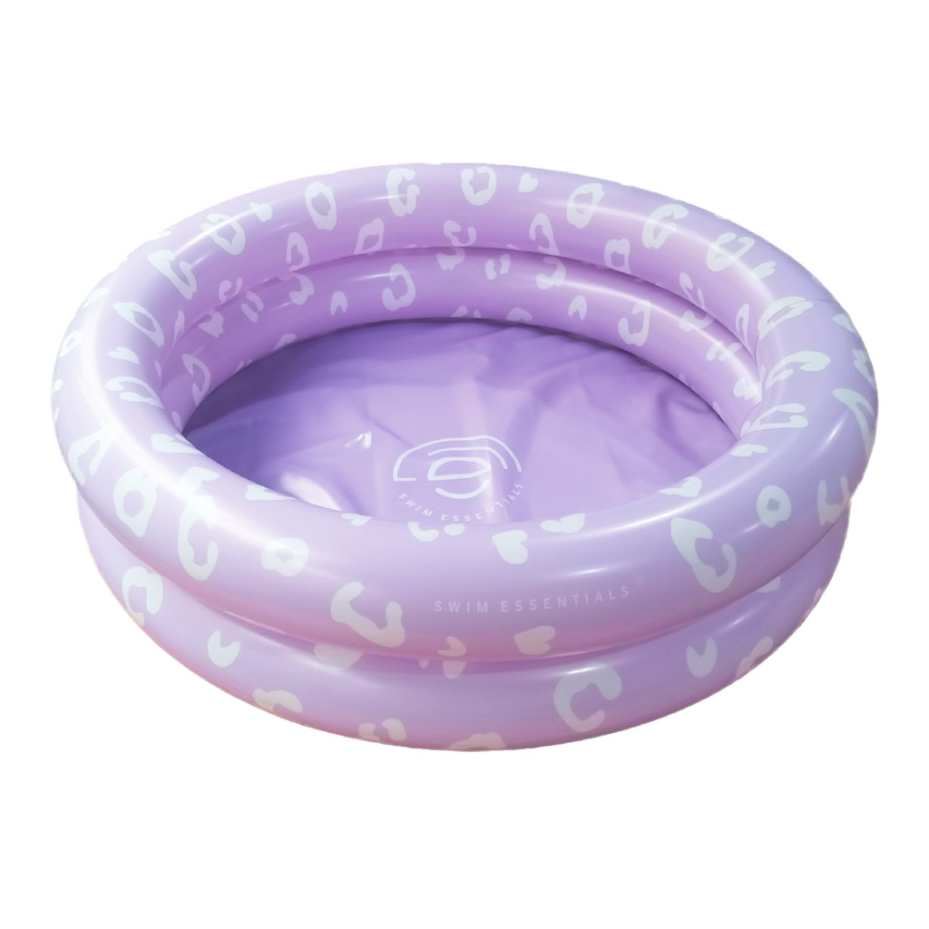 Swim Essentials Nafukovací bazén pre deti Leopard fialový 60 cm