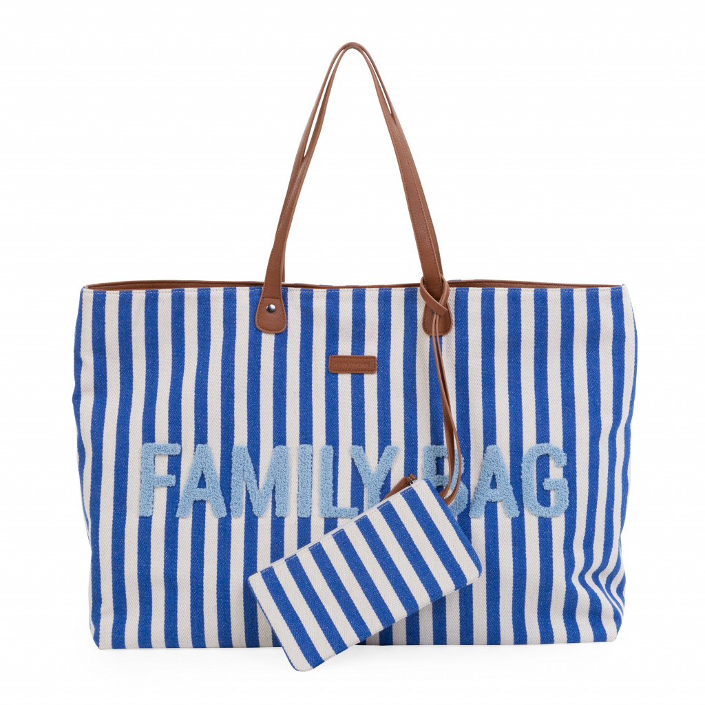 Childhome Cestovná taška Family Bag Canvas Electric Blue