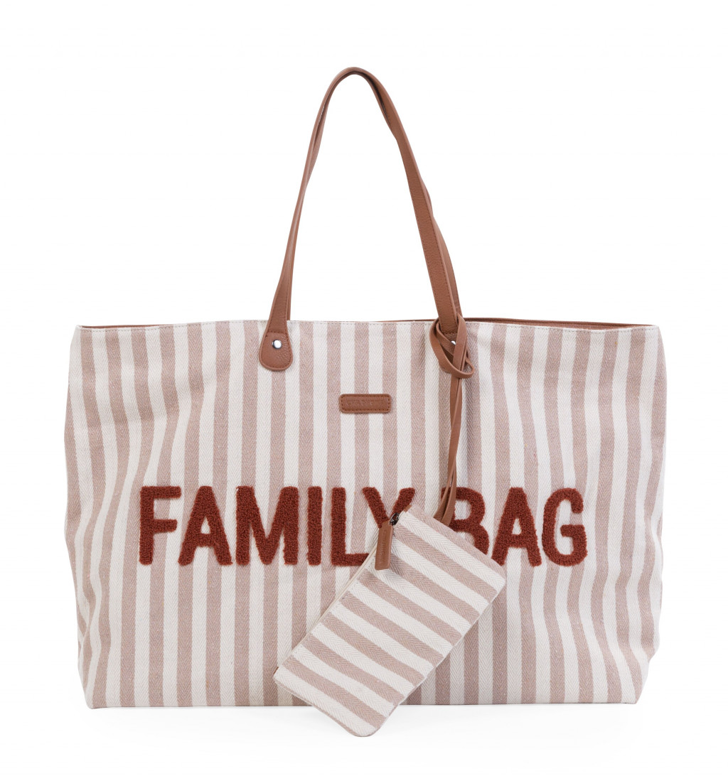 Childhome Cestovná taška Family Bag Canvas Nude